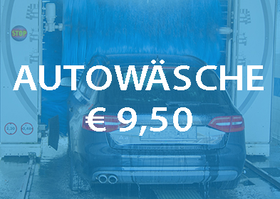 Autowäsche     € 9,50